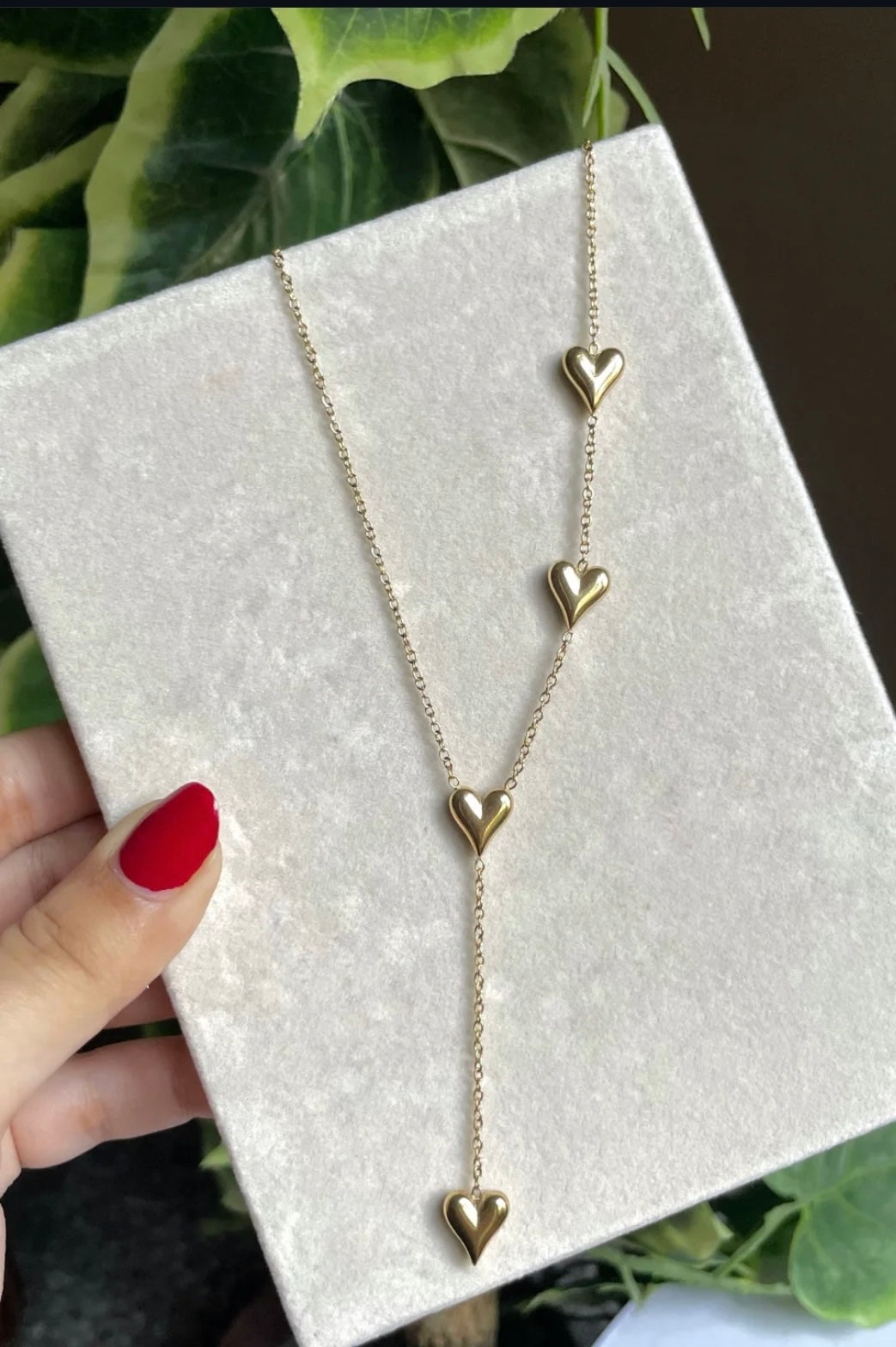 Golden Bold Heart Pendant