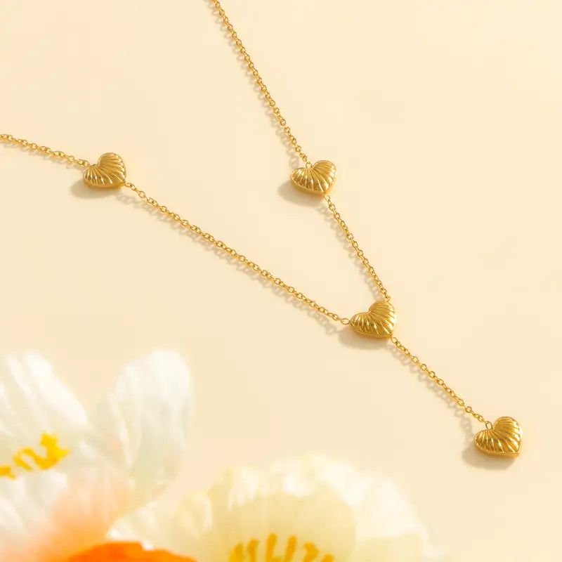 Leaf Clover Heart Pendant