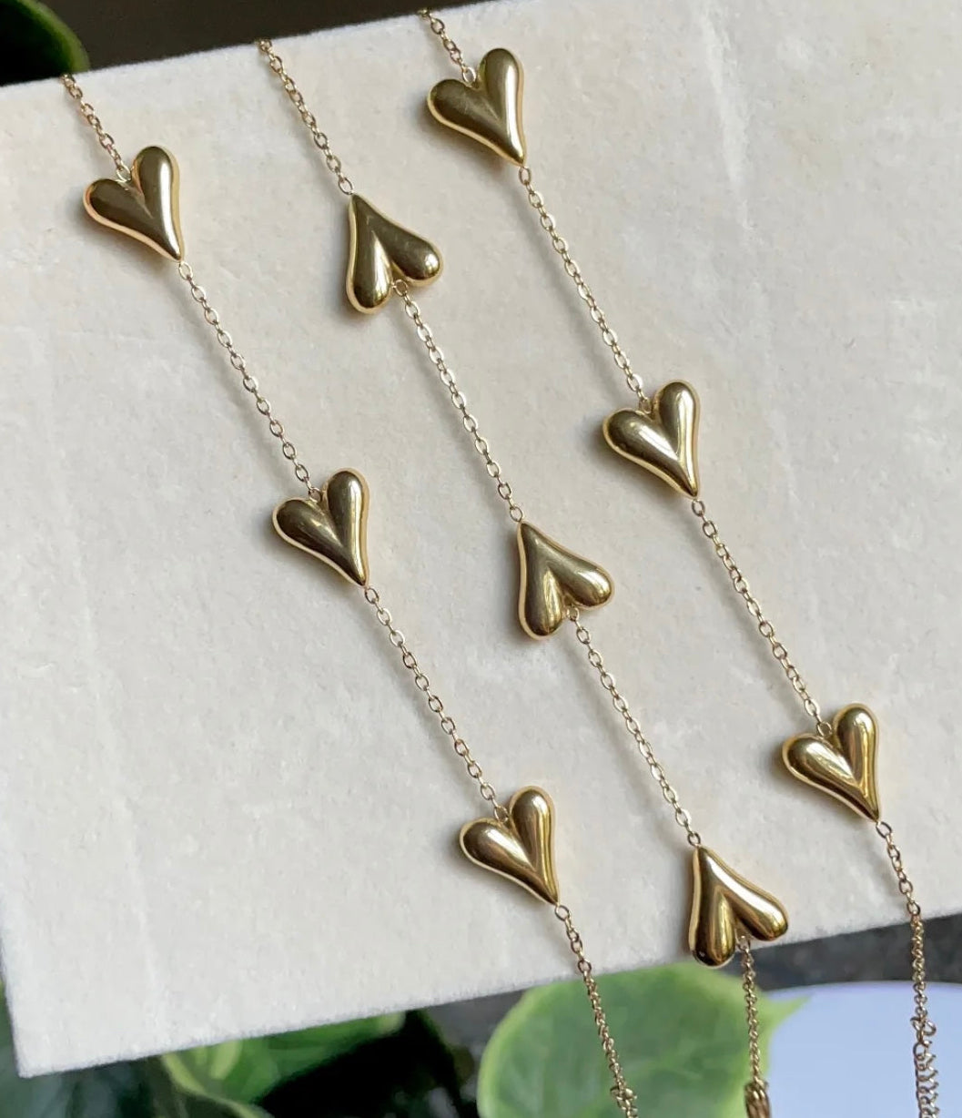 Bubble Heart Bracelet